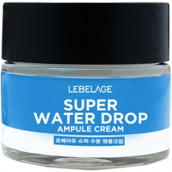 Увлажняющий крем-сыворотка с морской водой Lebelage Ampule Cream Super Aqua